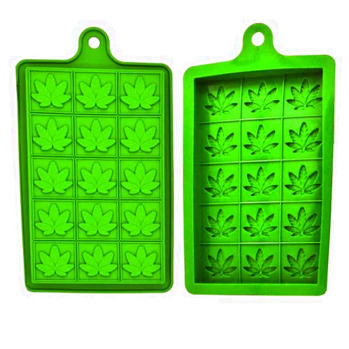 TOPOLMOLD Leaf Bar shaped Silicone Mold Baking to Freezing sheet tray for homemade Chocolate bar breakable KitKat Gummy Cookie Chocolate Fondant Greenery Candy None-Stick Food-Grade Dishwasher Safe