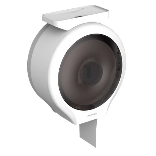 interhasa! Toilet Paper Towel Dispenser Wall Mount, Jumbo Roll Toilet Paper Dispenser Key Lock Commercial Toilet Paper Holder