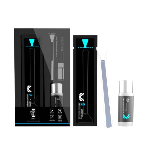 VSGO VS-S02-E APS-C Digital Camera Sensor Cleaning Kit Clean Swab × 10 with Sensor Cleaner Solution for Nikon Canon DSLR Cleaning