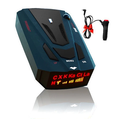 Bokuuoou Laser/Radar Detectors for Cars with Led Display, Long Range Detection, Mute Memory, City/Highway Mode Detectors, Ideal Gifts for Car (Black)