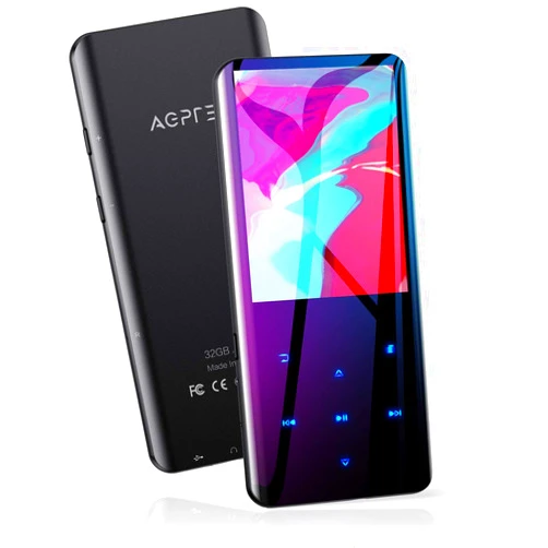 AGPTEK 32GB MP3 Player with Bluetooth 5.3, A19X 2.4