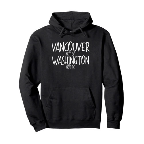 Vintage Vancouver Washington Apparel Hilarious Vancouver, Washington Gifts WA Vintage Retro 70s Pullover Hoodie