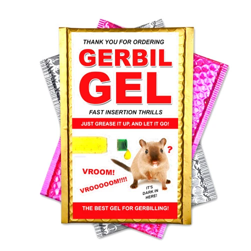 Design Doggie Gerbil Funny Embarrassing Anonymous Prank Mail Sent to Your Friends and Family! Hilarious Gag! Guaranteed Laughs!