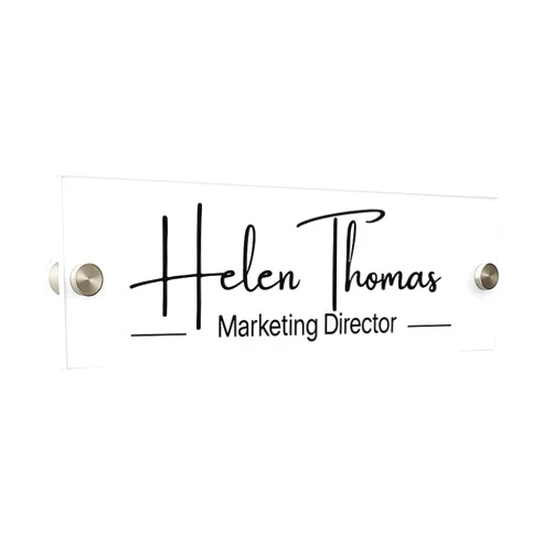 Clicked craft Wall Sign Name Plate - Door Name Plate Office Gifts Executive Sign Wall Plate Graduation Personalized Sign