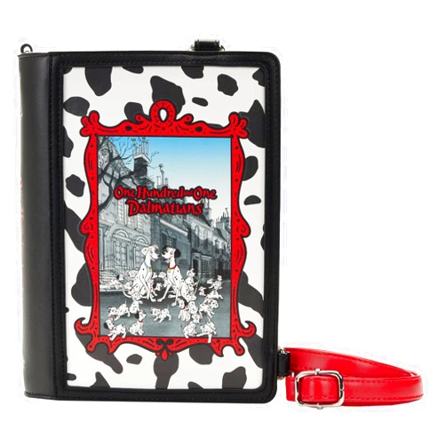 Loungefly DISNEY CLASSIC BOOKS 101 DALMATIANS CONVERTIBLE CROSSBODY BAG
