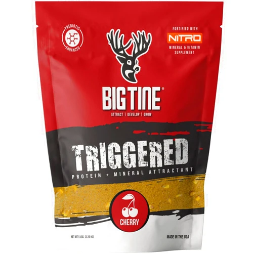Big Tine Triggered, Protein and Mineral Deer Attractant, Cherry, 5lbs