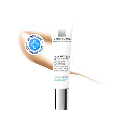 La Roche-Posay Pigmentclar Dark Circles Eye Cream with Caffeine, Brightens Under Eye Area and Targets Dark Circles