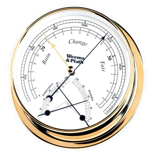 Weems & Plath Endurance Collection 145 Barometer and Comfortmeter Combination (Brass)