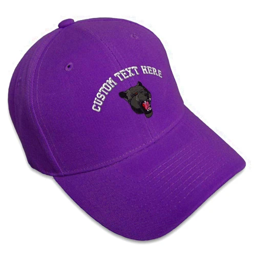 Speedy Pros Baseball Cap Panther Head Embroidery Animals Wild Acrylic Hats for Men & Women