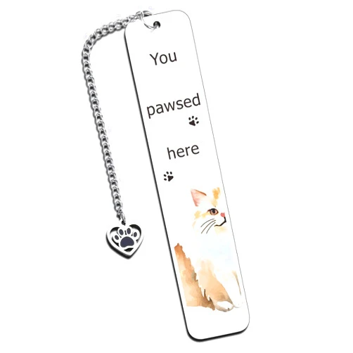 Trikalika Book Lovers Gifts Book Marks for Reading Women Cute Cat Bookmarks for Women Cat Lovers Gifts for Women Cat Bookmark Birthday Friendship Gifts for Readers Bookmark for Book Lovers for Daughter Friends