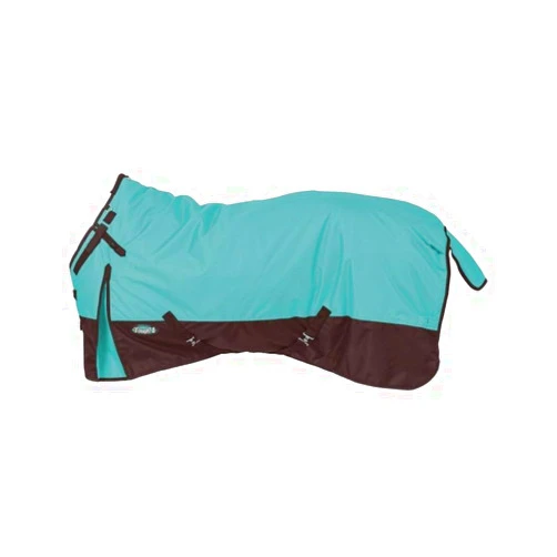Tough 1 Tough1 600D Pony Turnout Blanket with Snuggit Turquoise 57
