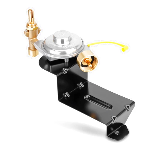 Sejaede 64866 Gas Grill Valve Regulator Assembly Compatible with Weber Q1000 Q1200 Series Replace#50060001 50060301 51060001 51080001 51190001 51010001 51040001 51259999 51200001 51040001 51210001 51070001