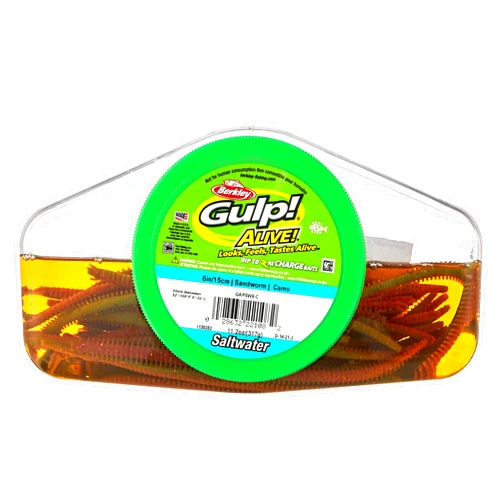 Berkley Berkley Gulp! Alive! Sandworm Saltwater Fishing Soft Bait