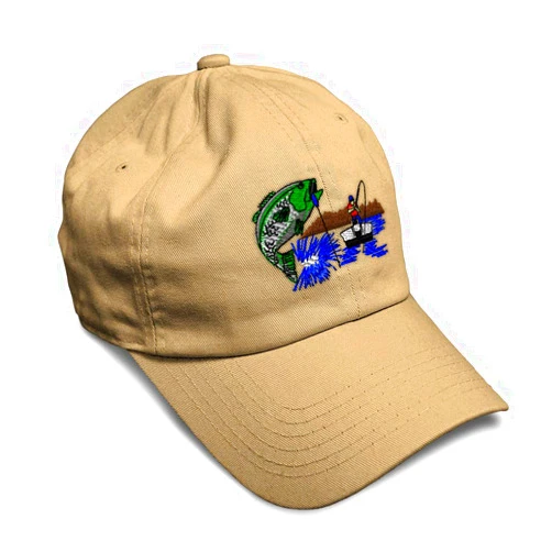 Speedy Pros Soft Baseball Cap Wildlife Freshwater Bass Fishing Ocean and Ocean Cotton Dad Hats for Men Women