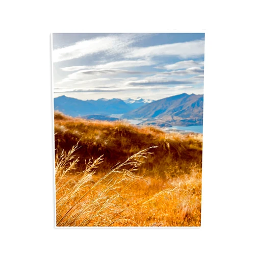 Stupell Industries Windblown Mountain Region Wall Plaque Art Design by Kali Wilson