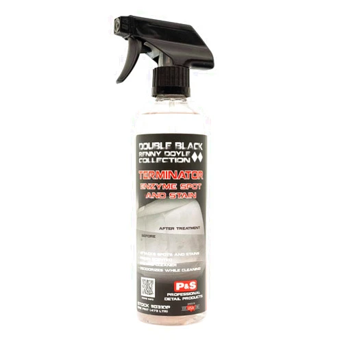 P & S PROFESSIONAL DETAIL PRODUCTS Terminator Enzyme Spot and Stain Remover - Perfect for Deodorizing, Removing Embedded Soils, Grease, Dirt, and Protein Based Stains; Fresh Scent (1 Pint)