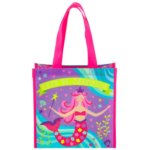 Stephen Joseph unisex child Stephen Joseph Gifts Medium Recycled Gift Bag, MERMAID, Medium US