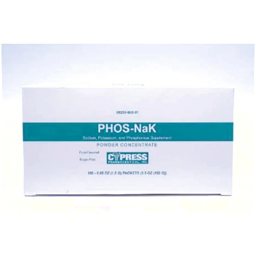 Medline Cypress Pharmaceutical Inc Phos-Nak Powder - 100/box - Qty of 100 - Model OTC00601