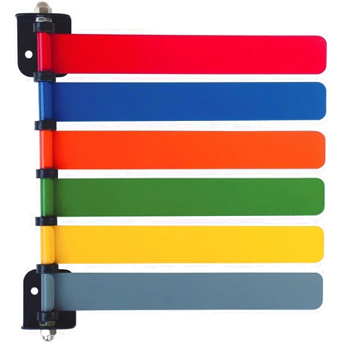 Omnimed American Made Exam Room Status & Signal Flag System - Door Flags for Medical Office, Quickly Display and Identify Exam Room Signals (High Grade Aluminum)
