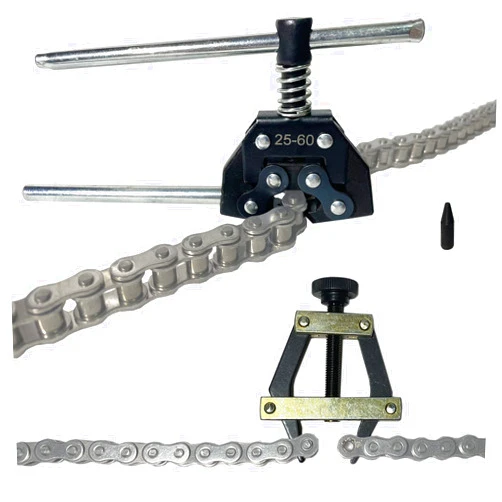 TR TOOLROCK Roller Chain Detacher and Connecting Puller Holder Tool, Fit for #25#35#41#40#50#60 415H, 428H, 520, 530, Roller Chain Motorcycle Bicycle Replacement(no Roller Chain)