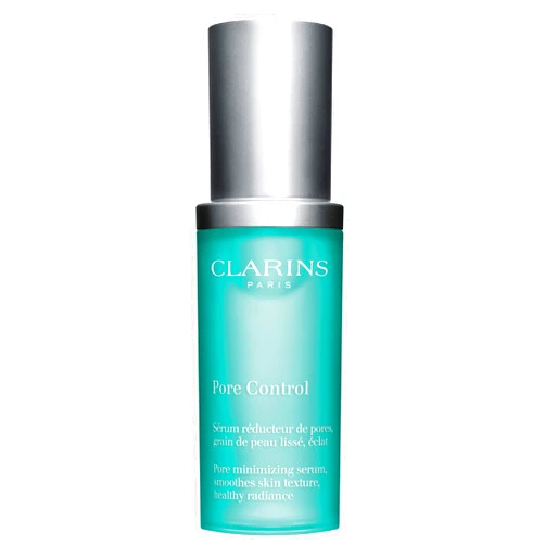 Clarins Pore Control Serum | Visibly Tightens Pores | Smoothes, Refines and De-Shines | Renews Radiance | Look and Size Of Pores Is Visibly Minimized* | Naturally Exfoliating Ingredients | 1 Fl Oz