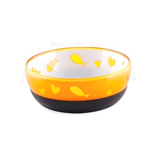 ALL FOR PAWS Feeders for Cats, 300 ml, Orange
