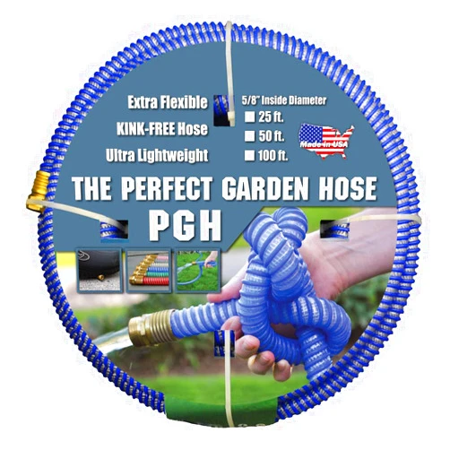 JGB Enterprises Tuff-Guard - 001-0106-0600 The Perfect Garden Hose, Kink Proof Garden Hose Assembly, Blue, 5/8