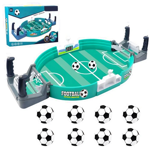 Balana Football Table Interactive Game, Mini Tabletop Soccer Pinball Games Set with 8 Balls, for Foosball Pinball Kids Adults Interactive Game Room Family Night