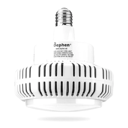 dephen 150W High Bay LED Light Bulb, Mogul E39 Retrofit LED Bulb, 5700K LED Shop Light, 400W-600W Metal Halide/HPS/HID Replacement for Workshop Barn Warehouse Garage Commercial Lighting