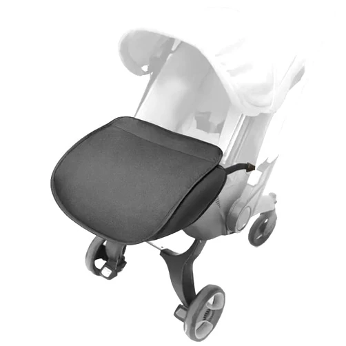 LuQiBabe Baby Stroller Footmuff Compatible with Doona – Winter Bunting Bag, Windproof & Waterproof Foot Cover for Stroller, Warm Pram Footbag for Cold Weather, Cozy Infant Stroller Blanket – Black