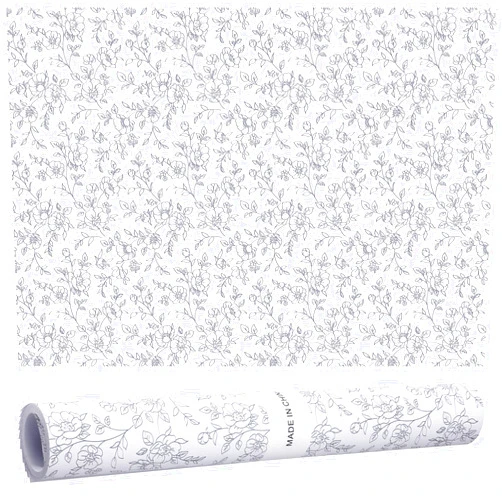 Gersoniel 10 Sheets Drawer Liners for Dresser Lavender Scented Drawer Liners Non Adhesive Scented Paper for Fragrant Home Shelf Closet(Lavender,Novel Style)