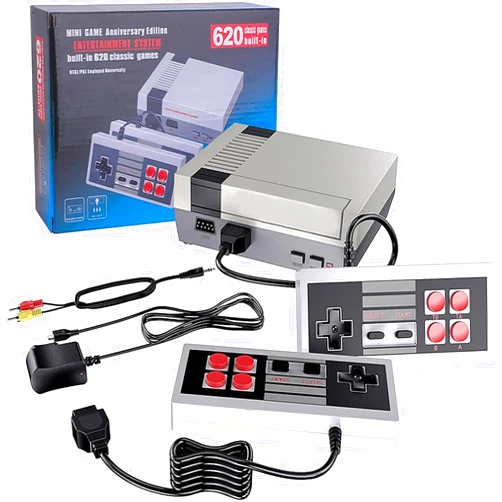 Jorasem retro classic game console Retro Game Console AV Output Built-in with 620 Mini Classic Retro Video Game Console 8-Bit Video Game System with Classic Games Gift for Adults & Kids