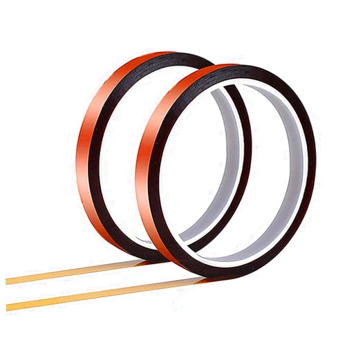 Enskatec Heat Tape for Sublimation,Heat Resistant Tape for Heat Press,Heat Transfer Tape,High Temperature Thermal Tape,Heat Vinyl Press Tape,No Residue 10mm X 33m 108ft (Brown-2 Rolls)