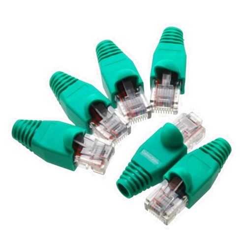CABLESONLINE.COM ATLANTIC COMPUTERTECH CablesOnline 6-Pack 10/100 4-Pair Ethernet Green Loopback Plugs, TS-UL02-6