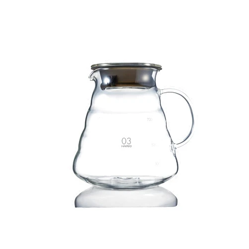 Hario V60 Glass Range Coffee Server, 800ml, Clear