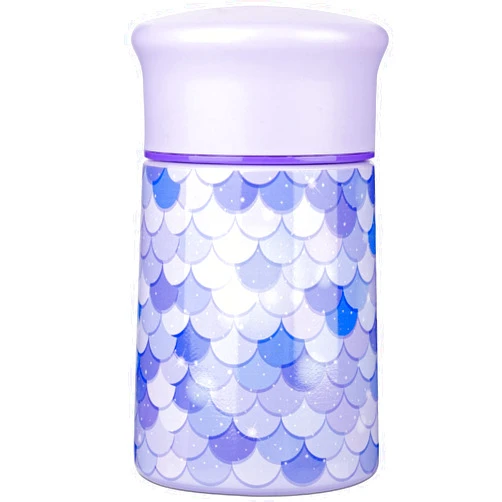 Charcy 9oz Kids Thermo for Hot Food - Insulated Food Jar for Hot & Cold Food - Flat Lid Purple Squama