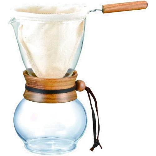 Hario Woodneck Drip Pot, 480ml, Acacia Wood