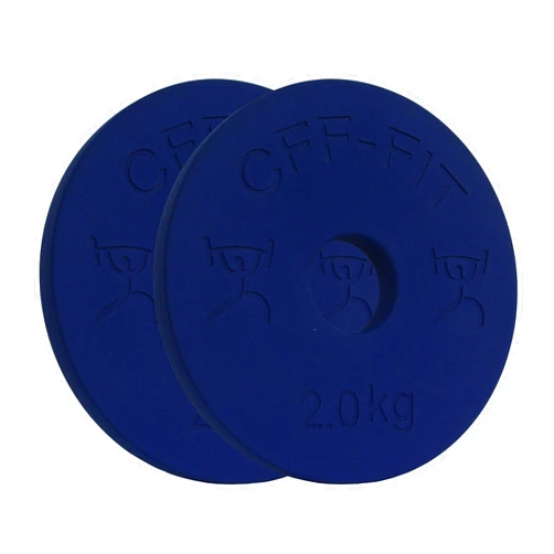 CFF FIT CFF 2.0 kg Competition Rubber Fractional Weight Plates - Pair…