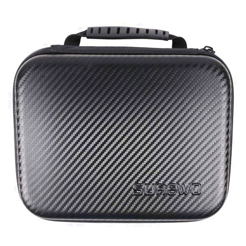 SUREWO Surface-Waterproof Carrying Case Compatible with GoPro Hero 13/12/11/10/9/8/7/(2018)/6/5 Black,DJI Osmo Action,AKASO/Campark/YI Action Camera and More (Medium)
