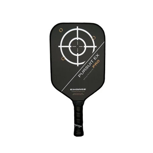 Engage Pickleball Engage Pursuit Pro EX Pickleball Paddle – Widebody Shape, Raw T700 Toray Carbon Fiber Face, 13mm Control Pro “Black” Core, Vortex Barrier Edge Technology Limits Vibration