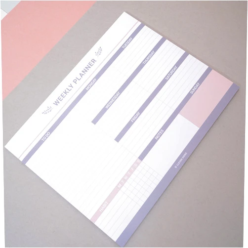 CLEVER SIGNS Business Design Weekly Planner, 11 x 8.5