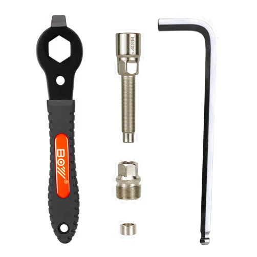 MatyKit Bicycle Square Taper Crank & Spline Crank Puller Removal Tools with Wrench, Compatible for Indoor Stationary Exercise Bike Crank Removal, Emergency/Repairs/Removing/Replacing/Maintenance/Gift