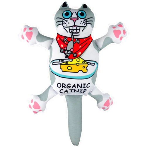TTcat Organic Catnip Pillow for Cats & Kittens,Cat Chew Toy for Indoor Cats,Catnip Kicker Toys,White Cat…