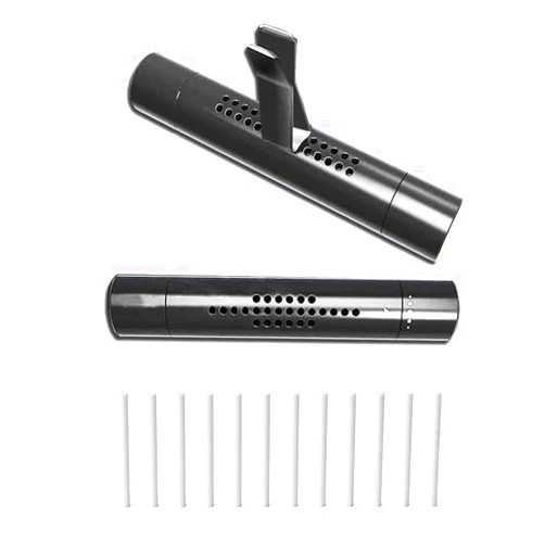 HuoLian Car Diffuser Vent Clip Pack 2 and 12 Refill Sticks Essential Oil Diffuser Car Aromatherapy Reusable