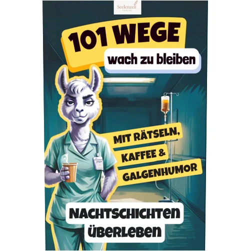 Carmen Vollmer 101 Wege, wach zu bleiben – Rätsel, Kaffee & Galgenhumor für alle, die die Nacht überstehen müssen. Lustiges Geschenk für Pflegekräfte & Nachtschichthelden.
