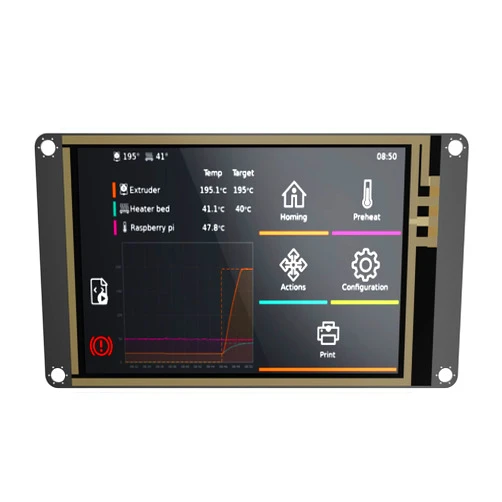 BIQU BIGTREETECH TFT35 SPI V2.1 Touch Screen Display 3.5 Inches Smart Controller Panel Use with CB1 + BTT Manta E3EZ / Manta M8P / Manta M4P / Manta M5P to Run Klipper