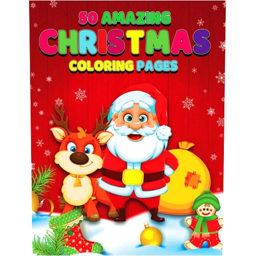 Derek Carr 50 AMAZING CHRISTMAS COLORING PAGES: MAKE YOUR CHRISTMAS COME ALIVE (HOLIDAY PACK COLORING BOOKS 50 AMAZING SERIES)