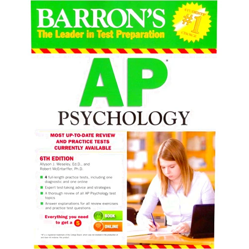 Allyson J. Weseley Ed.D.,Robert McEntarffer Ph.D. Barron's AP Psychology