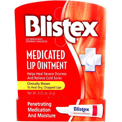 BLISTEX Medicated Lip Ointment, 0.21 Oz (Pack of 3)