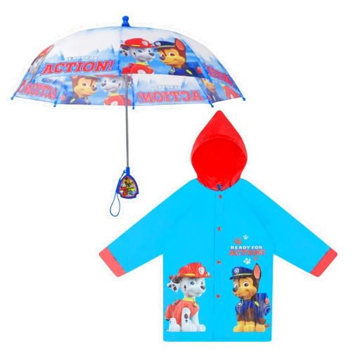 Nickelodeon Paw Patrol Slicker and Umbrella Rainwear Set
